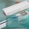 Умный электрокарниз для штор WiFi в сборе