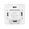 Умный Zigbee выключатель ROXIMO, двухкнопочный, бронзовый